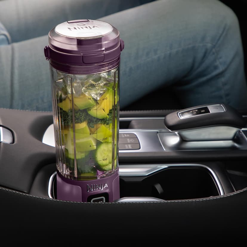 Ninja Blast BC151EUPR Portable Blender/Blender/Smoothie Maker, 530 ml Cup, Leak-proof Lid, Powerful Mini Stand Mixer, Wireless & Rechargeable, Crushes Ice & Fruit, Purple, - 7