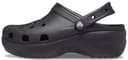 Crocs Femme Classic Platform Clog W Sabots, Black, 36/37 EU - 6