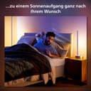 Philips Hue White and Color Ambiance, lampadaire Gradient Signe, base ton bois, compatible Bluetooth, fonctionne avec Alexa, Google Assistant et Apple Homekit - 4
