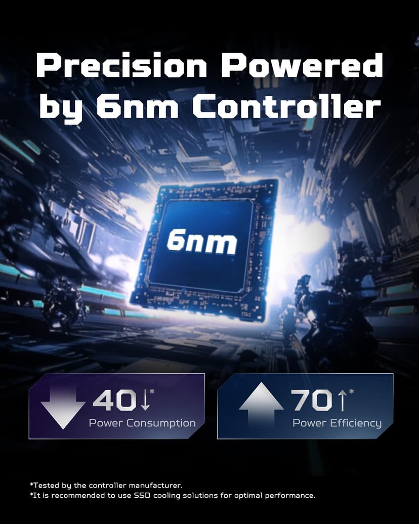 acer Predator GM9000 2TB SSD, PCIe Gen5x4 NVMe M.2 SSD, Up to 14,000MB/s, Microsoft DirectStorage, SLC + DRAM Cache, PCIe 5.0 Internal Solid State Drive, Compatible with Desktops Laptop PC AI Work - 4
