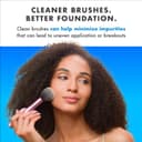 Cinema Secrets Original Blue Vanilla Makeup Brush Cleaner Solution - Professional Cleanser for Makeup Brushes - Quick-Drying, Rinse-Free Formula - Removes Stubborn Waterproof Make Up (2 fl oz) - 5