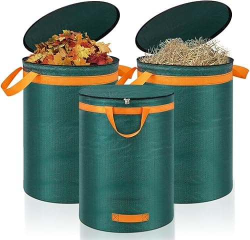 Eurhomewit 272L Sac Dechets Verts Resistant, Lot de 3 Sac…