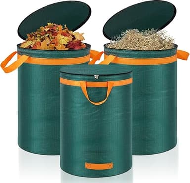 Eurhomewit 272L Sac Dechets Verts Resistant, Lot de 3 Sac…