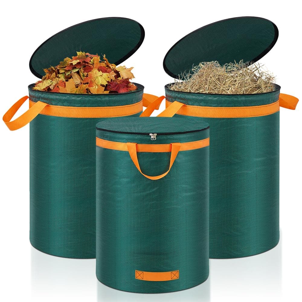 Eurhomewit 272L Sac Dechets Verts Resistant, Lot de 3 Sac…