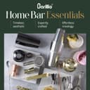 Barillio Bartender Bag Travel Bartender Kit Bag with Bar Tools | Professional 17-Piece Bar Tool Set with Portable Waxed Canvas Bag Including Shoulder Strap for Easy Carry | Travel Cocktail Set…… - 7