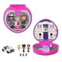 Polly Pocket x Clueless Collector Compact, Micro Dolls and Playset, 5 Themed Accessories Including Toy Car, Cher, Dionne, & Tai, JCC21 - 1