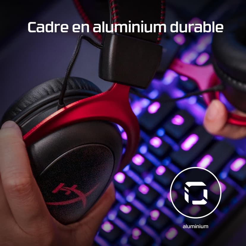 HyperX Cloud II Wireless -Gaming Headset for PC, PS5, PS4, Long Lasting Battery Up to 30 Hours, DTS® Headphone:X®Spatial Audio, Memory Foam, Detachable Noise Cancelling Microphone with Mic Monitoring - 2