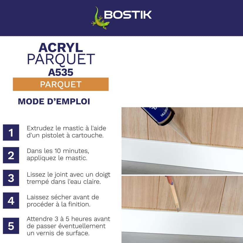 Bostik 30605060 Acrylic Adhesive Light Oak - 3