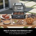 NINJA Woodfire Barbecue électrique et fumoir Pro XL avec thermomètre, barbecue et Air fryer & Woodfire Housse pour barbecue XL, Housse Anti-décoloration, résistante aux intempéries - 3