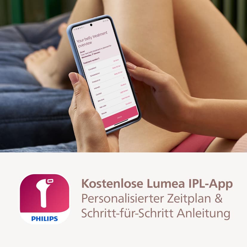 Philips Lumea série 8000 - épilateur à lumière pulsée, alternative à l'épilation laser, technologie SenseIQ, 3 embouts pour le corps, le visage et les zones de précision, BRI946/00 - 9