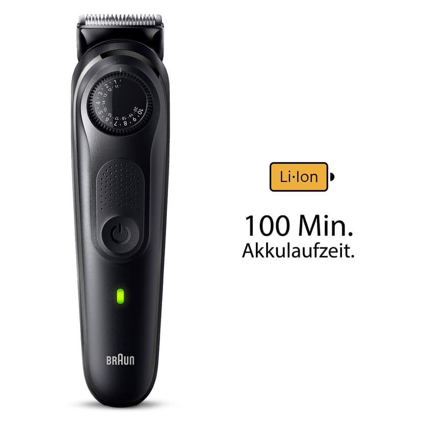 Braun BT5430 Series Electric Beard Trimmer Men's Beard Trimmer with Long-Life Blades 100 Minutes - 6