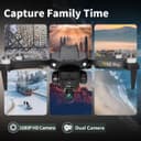 Toladrone TD12PRO Drone with Camera 1080P, Brushless Motor Drones for Adults 90° Motorised Adjustable Level 3 Wind Resistance APP Control Foldable Quadcopter for Beginners - 2
