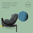 Maxi-COSI Mica 360 S, 360 Car Seat, 3 Months - 4 Years (61-105cm), Baby Car Seat, FlexiSpin Rotation, 5 Recline Positions, G-Cell Protection, Easy-in Harness Hooks, Tonal Graphite - 4