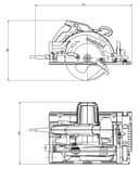 Metabo - Scie circulaire à Main KS 55 FS - 600955700 - 2
