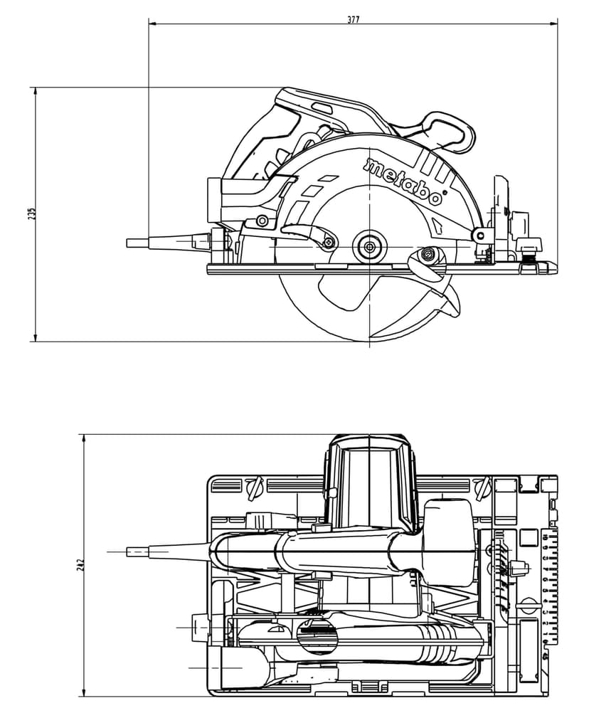 Metabo - Scie circulaire à Main KS 55 FS - 600955700 - 2