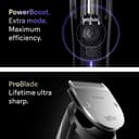 Braun Beard Trimmer Men Series 9, +14 Barbering Tools, Power Boost & Lifetime Sharp ProBlade, 180 Min, with Fade, 52 Lengths, PrecisionWheel & Lock, Waterproof, BT9565, Titanium - 3