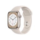 Apple Watch Series 8 (GPS, 41MM) Boîtier en Aluminium lumière stellaire avec Bracelet Sport lumière stellaire, Regular(Reconditionné) - 1
