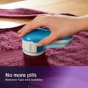 Philips Fabric Shaver, Removes Fabric Pills, Suitable for All Garments, Large Blade Surface, Cleaning Brush, Includes Batteries, Blue (GC026/00) - 7