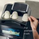 Siemens EQ900 plus fully automatic coffee machine, cartridge 1 x cleaning/descaling, HomeConnect, electric grinding setting, baristaMode, milk container 0.7 l, stainless steel - 9
