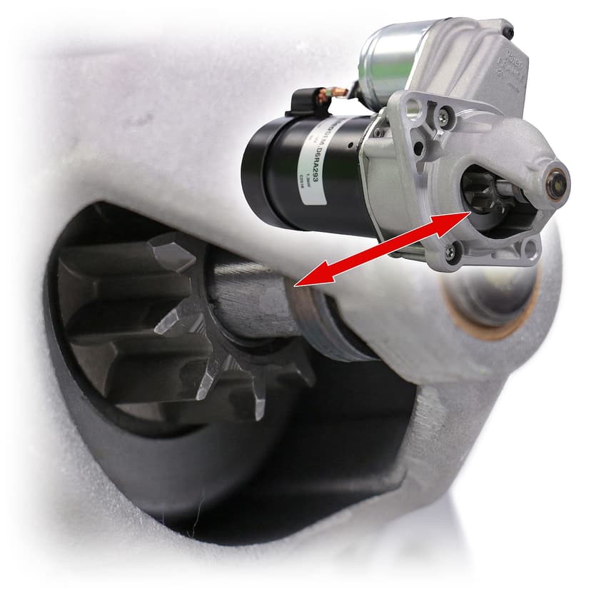 VALEO 438183 Starter Power: 1,3 kW Stop & Start: NO Number of teeth: 9/10 teeth Voltage: 12 V Rotation direction: CLOCKWISE - 2