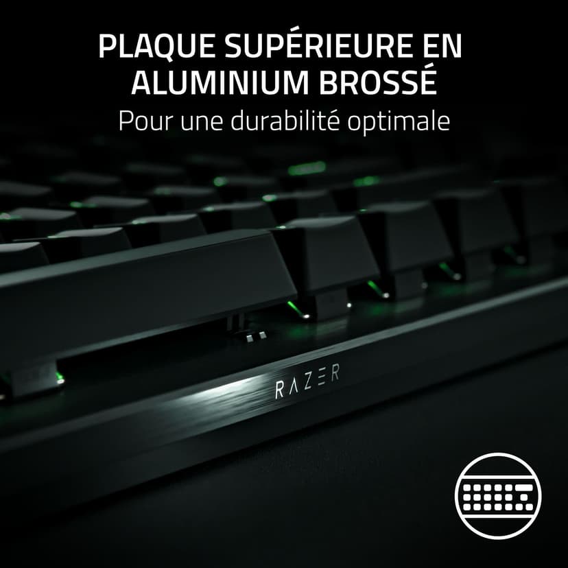 Razer Huntsman V3 Pro Mini (Switches Analog) - Clavier Gamer Optique 60% (Switches Analogiques réglables de 0,1 à 4,0mm, Déclenchement Rapide, Touches en PBT Doubleshot) Clavier AZERTY | Noir - 8