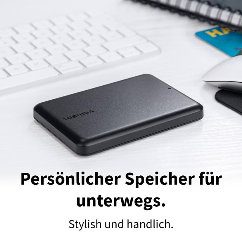 Toshiba Canvio Partner 2To Portable 2.5" HDD externe,Disque dur mécanique, USB 3.2 Gen 1, compatible Mac et Windows, USB Powered - 7