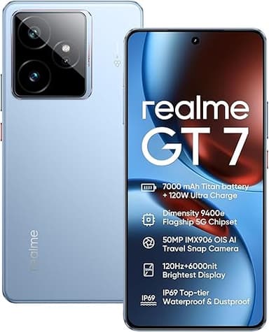 realme GT 7 5G Smartphone 12+512GB,Dimensity 9400e Chipse…