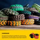 EdcX Paracord 4 mm, 35+ Couleurs Unies (10 m, 15 m, 30 m, 50 m, 100 m, 300 m) | Idéal pour l'artisanat, Le Camping, la Survie | Corde 100% Nylon 4 mm | Cordon 550 Type III (Sofit Orange, 50 m) - 6
