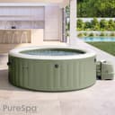 Intex 4-Person Olive Green Round Bubble SPA Set 28426NP (196cm x 71cm) - 2