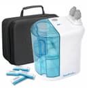 NASALFRESH MD Premium Bundle – Dual Powered Nasal Irrigation System – Sinus Decongestant Relief System – 60 Saline Packets, Case, 2 Sets of Nose Pillows – Snoring Remedy - 1