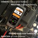 MOTOPOWER MP00205A 12V 800mA Fully Automatic Battery Charger/Maintainer for Cars, Motorcycles, ATVs, RVs, Powersports, Boat and More. Smart, Compact and Eco Friendly - 7