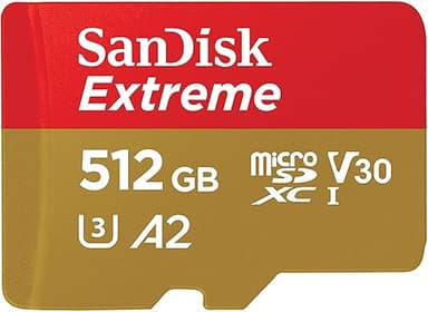 SanDisk Extreme 512 Go microSDXC, Carte micro sd + adapta…