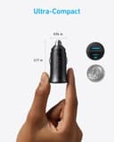 Anker Car Charger, 30W 2-Port USB C Car Adapter with PowerIQ 3.0, For iPhone 17/16/15/14/13 Series, Galaxy S23/S22/S21, iPad Pro, AirPods, and More - 3