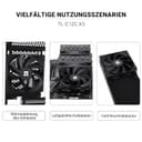 Thermalright TL-C12C X3 CPU Fan 120mm Case Cooler Fan, 4pin PWM Silent Computer Fan avec roulement S-FDB inclus, jusqu’à 1550RPM ventilateur de refroidissement (3 quantités) - 6