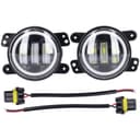 Yuecoom 10‑30V Waterproof Angel Eyes Light, 30W 3000LM Car LED Front Foglight, Daytime Running Light for Truck Van Trailer Universal - 1