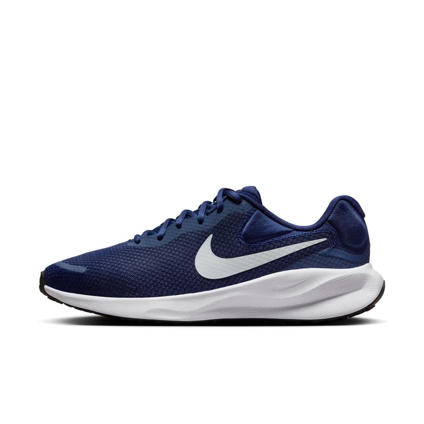 Nike Running Shoe Revolution 7, Midnight Navy/Pure Platinum-Black-White, FB2207-400, 43 EU (M 9.5 US) - 4