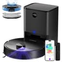 MONSGA Robot Aspirateur Laveur, 5000Pa Puissance, 180min Aspirateur Robot, 3.5L Sation Auto-vidage, LiDAR Navigation,Cartographie,Évitement d'Obstacles, pour Tapis et Poils d'animaux, App/Remote/Alexa - 1