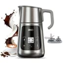 DREO Mousseur à Lait Électrique [Amélioré], Mousseur Automatique All-in-1 de 450ml pour Lait, Cappuccino, Chocolat Chaud, Plus de 30 Boissons, Facile à Nettoyer, Lavable au Lave-vaisselle, Écran LED - 1