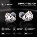HIFIXAUDIO SIMGOT EW300 in Ear Monitor, 1DD+1Planar+1PZT Hybrid Driver IEM Earphones, HiFi Wired Earbuds with Detachable Nozzles, Gaming Earbuds with OFC IEM Cable for Audiophiles (SIMGOT-EW300) - 2