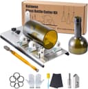 Kalawen Adjustable Glass Bottle Cutter Kit DIY Tool, Stainless Steel Cutting Machine Set for Wine, Beer, Liquor, Whiskey, Alcohol, Champagne, Soda Round Bottles - 1