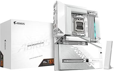 GIGABYTE X870 AORUS Stealth Ice Carte Mère – Prend en Cha…