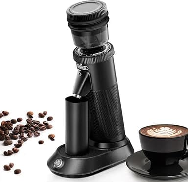 HIBREW Moulin à Café Meule Conique, Moulin à Expresso Dos…