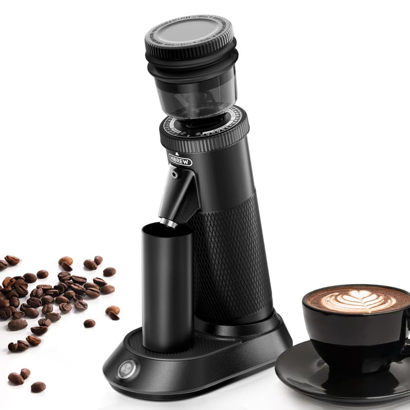HIBREW Moulin à Café Meule Conique, Moulin à Expresso Dos… - 1