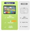 hahaland Multilingual (EN/DE/FR/IT/ES) Baby Learning Tablet for 1 Year Old+ Boys & Girls, Musical Educational Toys, Interactive Kids Tablet with Sounds, Songs, Piano, Q&A Games, Learning Toy Gifts - 6
