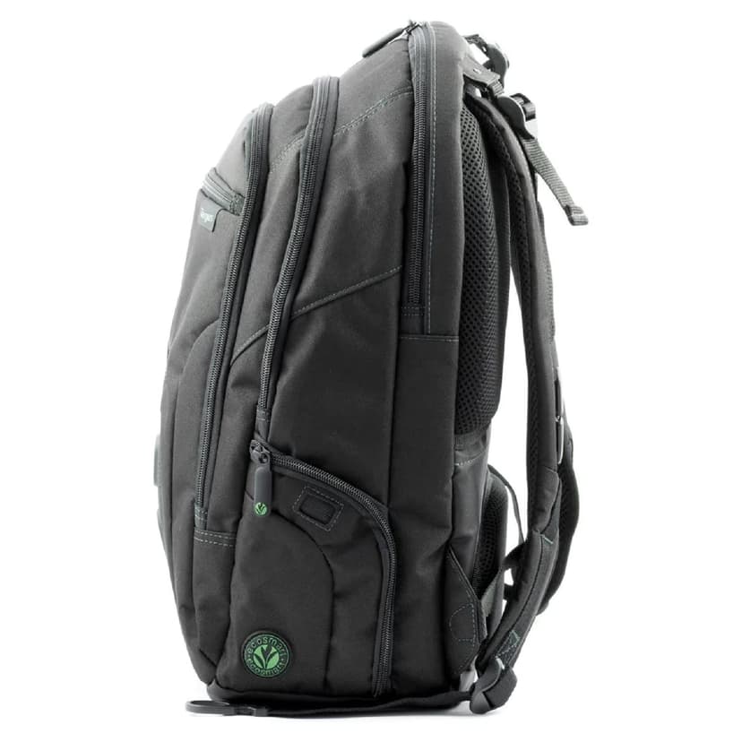 Targus 15.6" Spruce EcoSmart Checkpoint Friendly Backpack, Made From Recycled Bottles, Durable, TSA Friendly, 27L (TBB013US) - 8