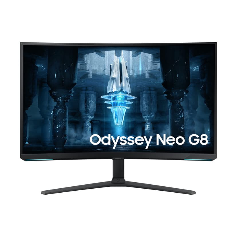 Samsung ODYSSEY Neo G8 32'' 240Hz -1ms, Dalle VA,Incurvé 1000R, Résolution UHD : 3840x2160, 1 000 000:1, HDR 2000, FreeSync Premium Pro, Pied Ajustable, HDMI, DisplayPort - 1
