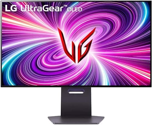 LG Ultragear™ OLED 32GS95UV-B 32 inch Gaming Screen – UHD 4K (3840 x 2160) resolution OLED screen, 0.03 ms GtG 240Hz, DisplayHDR™ TrueBlack400, DCI-P3 98.5%, AMD FreeSync Premium Pro, NVIDIA G-Sync