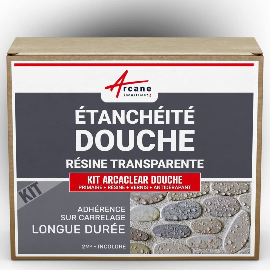 Étanchéité transparente douche et salle de bain, résine s…