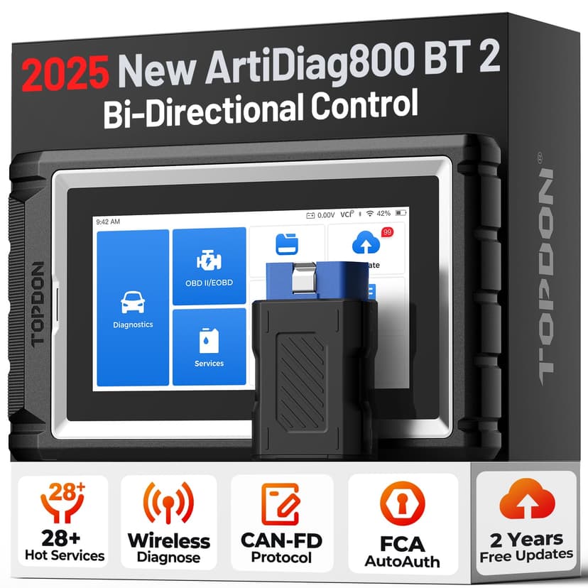 TOPDON Valise Diagnostic Auto AD800BT V2.0 Bluetooth, Val… - 1