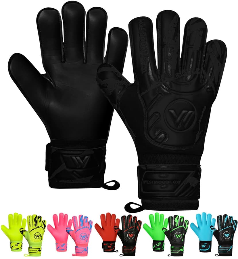 WESTWOOD FOX Goalkeeper Gloves,Finger Protection Soccer G… - 1